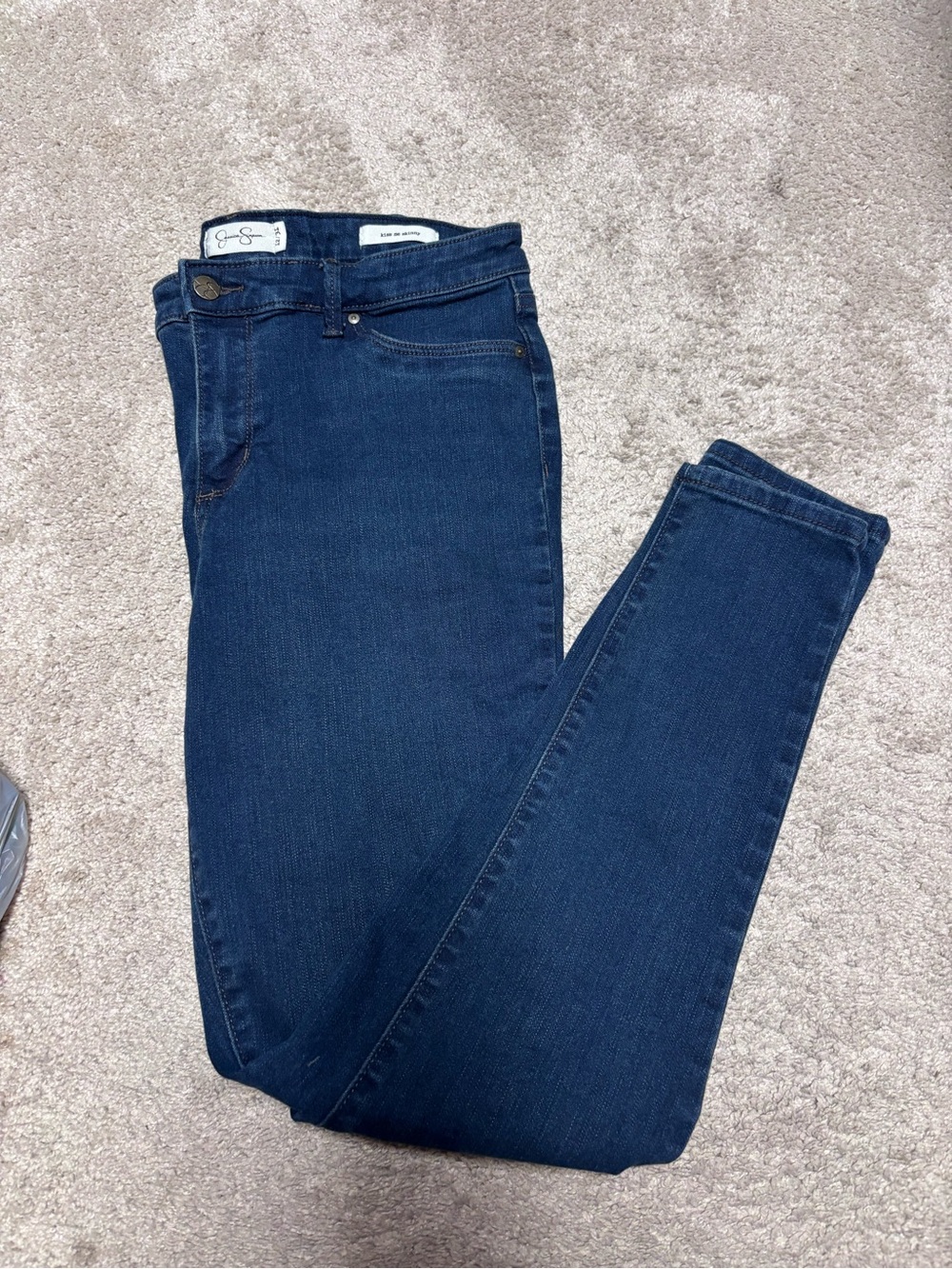 Jessica Simpson Skinny Jeans in Dark Blue